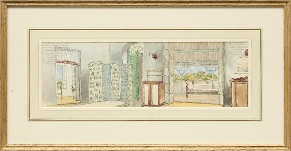 RoseberysDrawings and watercolors from the private sketching diary of Major-General Frederick Stafford Hewett (1826-1880), comprising an album with 159 drawing