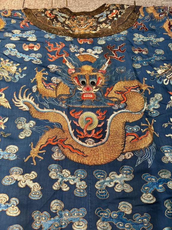 吉本株式會社清代 緙絲龍袍