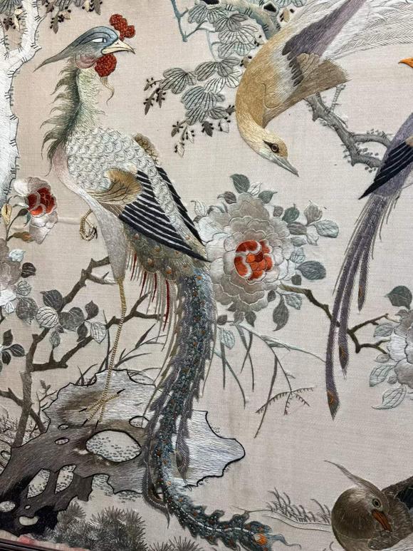 日本東勝刺繡百鳥朝鳳