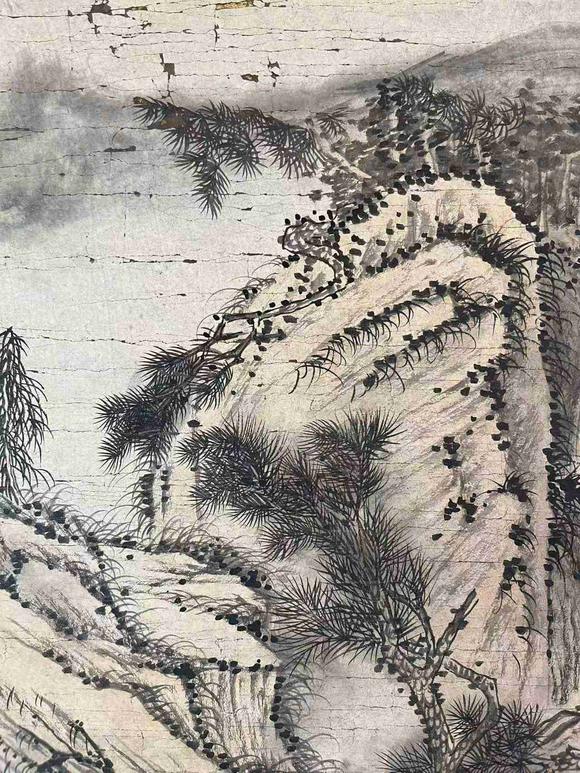 日本松町古美石濤 山水