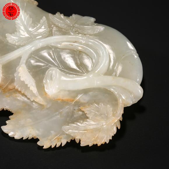 北京啟石明 葉形筆舔（帶原盒）
