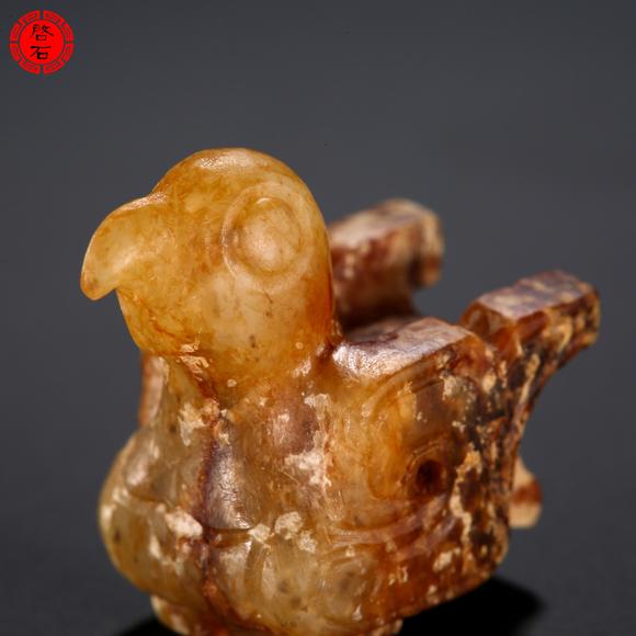 北京啟石明 玉鳥佩