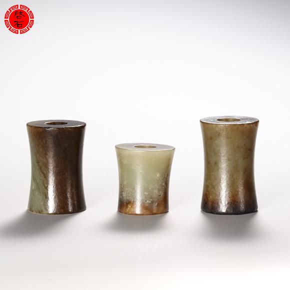北京啟石明 玉勒一組
