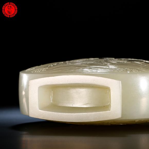 北京啟石清 仙鶴朝陽(yáng)抱月瓶
