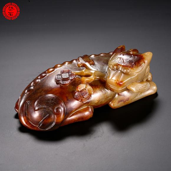 北京啟石明 紅提油銜梅瑞獸