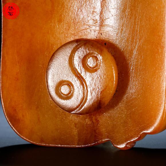 北京啟石明 太獅少獅紋帶扣