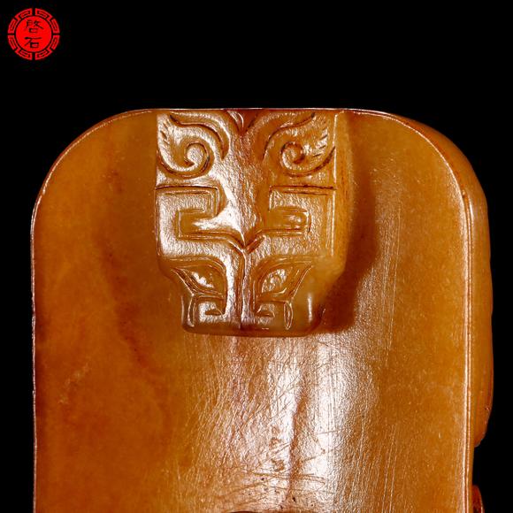 北京啟石明 太獅少獅紋帶扣