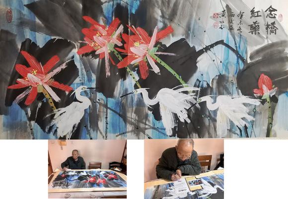 北京嘉翰念橋紅樂圖 帶原故宮博物院鑒定專家潘深亮鑒定證書及視頻