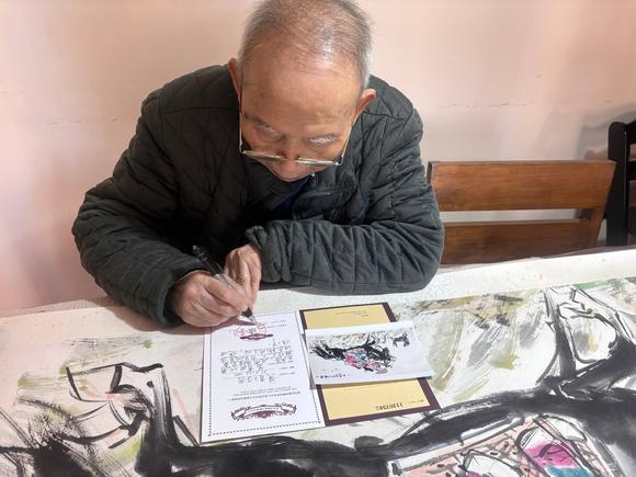 北京嘉翰上學(xué)圖 附帶原故宮博物院鑒定專家潘深亮鑒定證書(shū)鑒定照片及視頻