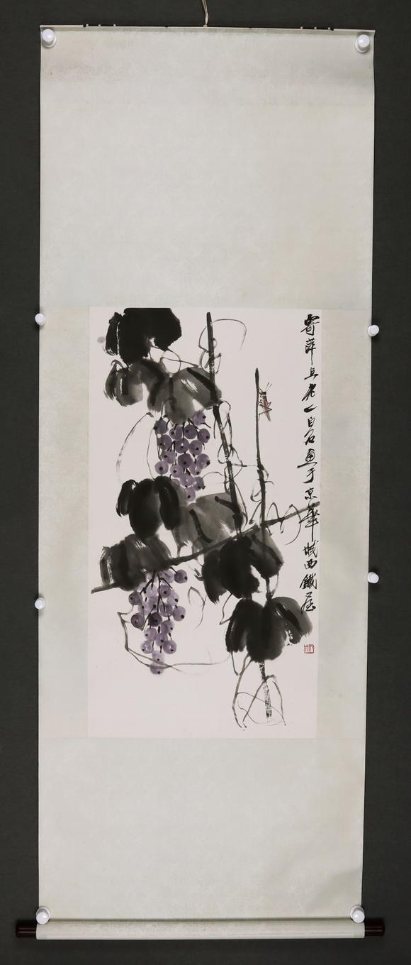 北京嘉翰鳴秋圖 附《齊白石畫集》P52