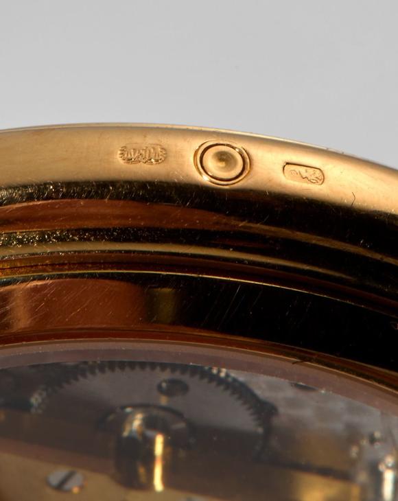 RoseberysPatek Philippe. An 18ct rose gold perpetual calendar wristwatch?
R