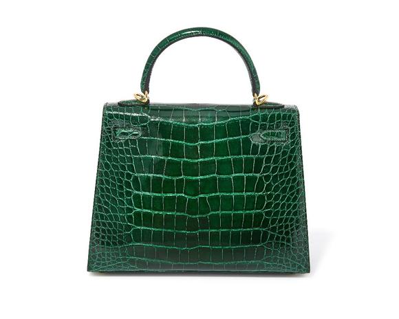 RoseberysHermès.

Kelly 25, 2023, of Vert Fonce shiny alligator, gold hardw
