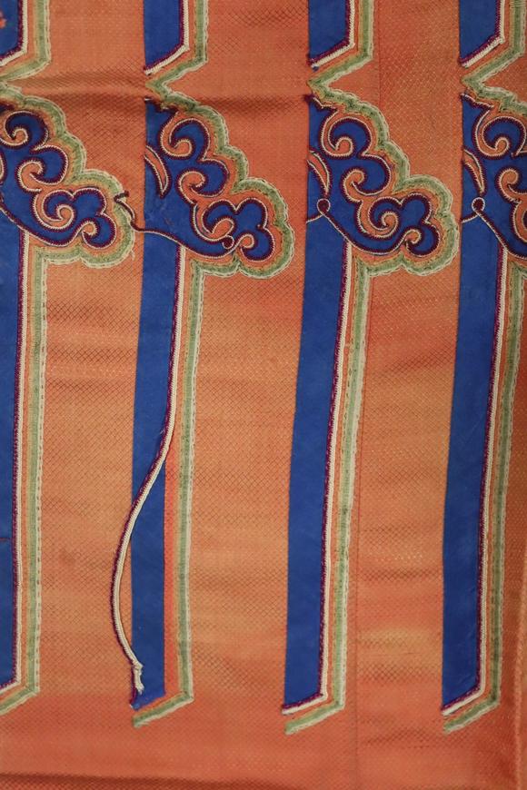 Clarke Auction GalleryPair of Chinese Silk Embroidered Pants.