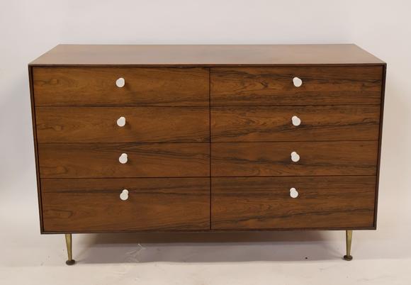 Clarke Auction GalleryMidcentury Pr Of George Nelson Thin Edge Rosewood