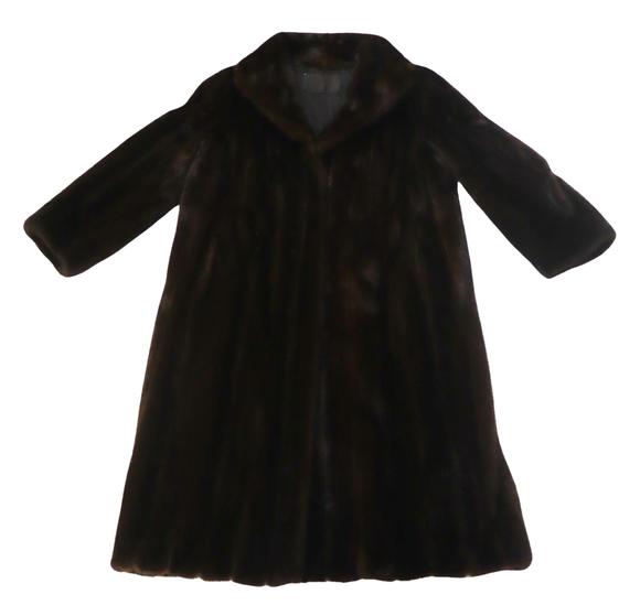 Clarke Auction GalleryCOUTURE. Emilio GUCCI Full Length Fur Coat.