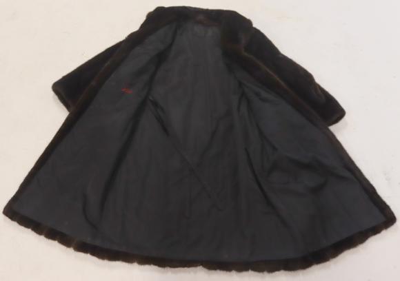 Clarke Auction GalleryCOUTURE. Emilio GUCCI Full Length Fur Coat.