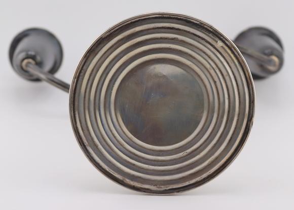 Clarke Auction GallerySTERLING. Pair of Newport Weighted Sterling