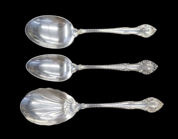 Clarke Auction GallerySTERLING. Gorham English Gadroon Sterling