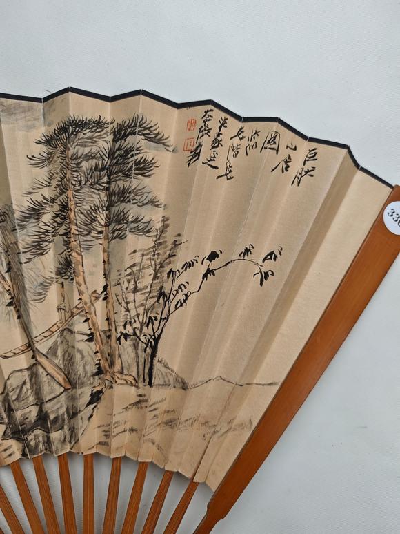 京都粵盛美術(shù)張大千/書畫成扇