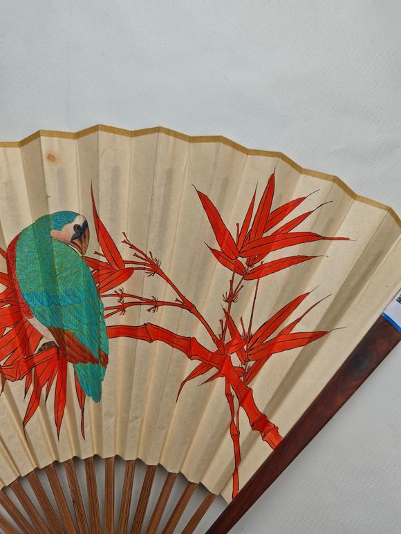 京都粵盛美術(shù)于非闇/紅竹鸚鵡