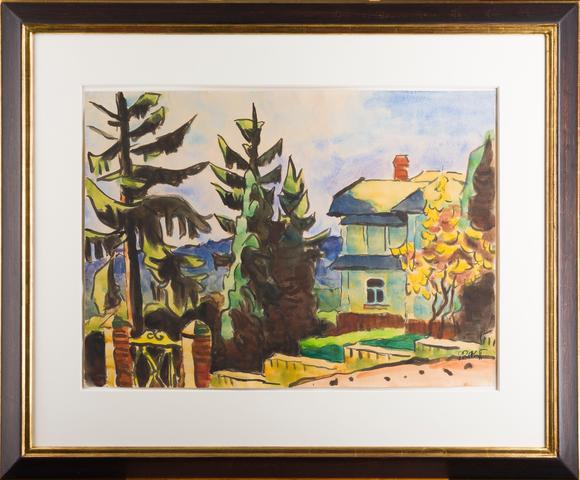 Hargesheimer Kunstauktionen DüsseldorfKARL SCHMIDT-ROTTLUFF – 'TAUNUSLANDSCHAFT' (1941/42)