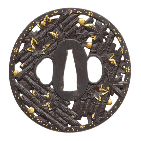Kunsthaus Lempertz KGAn iron tsuba. 18/19th century