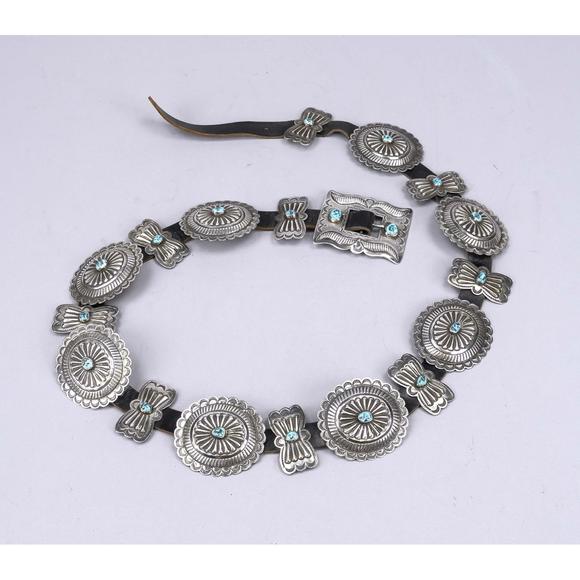 Historia AuktionshausNavajo Concho Belt, from Mexico, mi