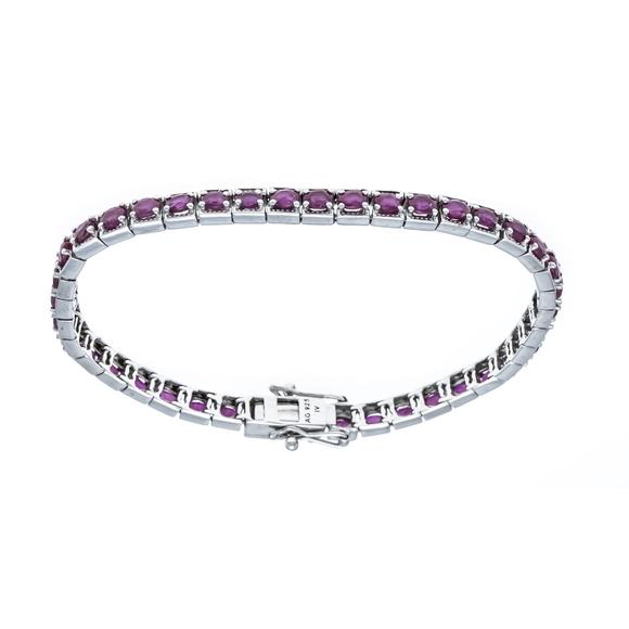 Historia AuktionshausHarry Ivens ruby bracelet, 925/000