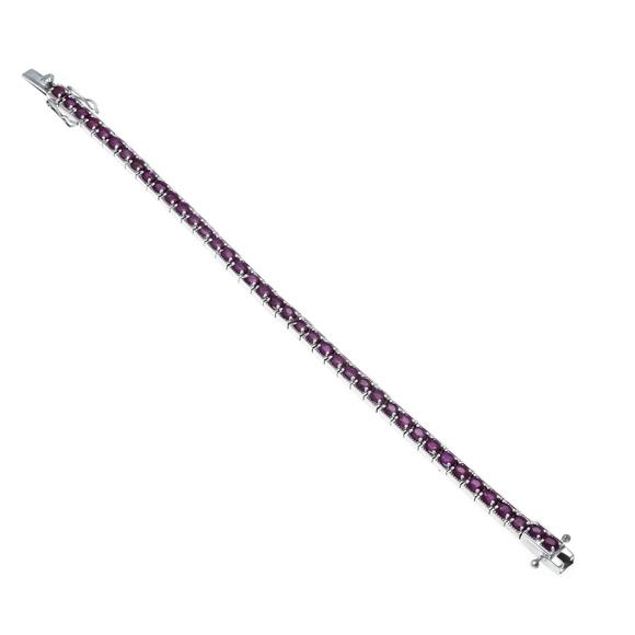 Historia AuktionshausHarry Ivens ruby bracelet, 925/000