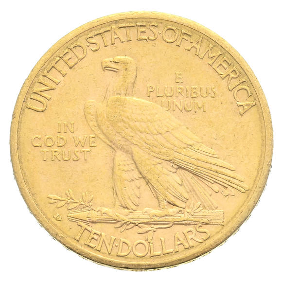 Piguet - H?tel des VentesUSA, 10 dollars or 1910  Indian Head , Denver, avec devise, diam. 2,7 cm, 16,69 g.
