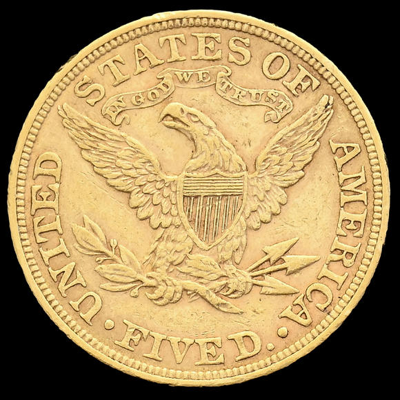 Piguet - H?tel des VentesUSA, 5 dollars  Liberty Head  en or, 1897, Philadelphie, diam. 2,16 cm, 8,33 g.