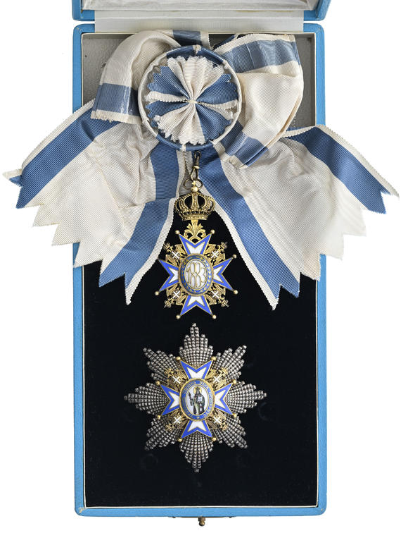 Piguet - H?tel des VentesRoyaume de Serbie, Ordre de Saint-Sava, créé en 1883, ensemble de Grand-Croix du 2ème type