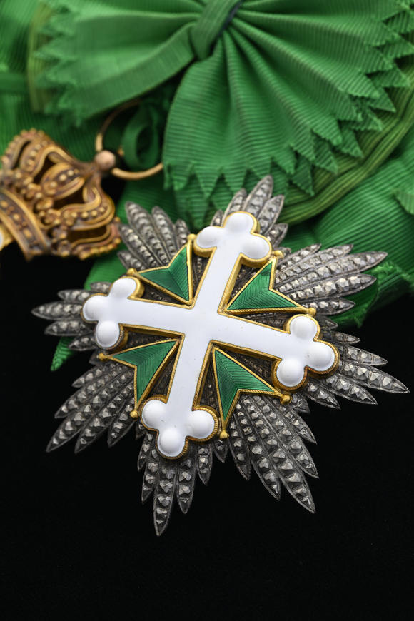 Piguet - H?tel des VentesItalie / Royaume d'Italie, Ordre des Saints Maurice et Lazare, fondé en 1572, ensemble de Grand-Croix,