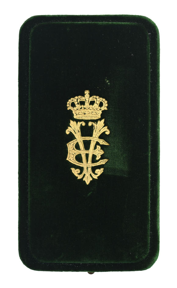 Piguet - H?tel des VentesItalie / Royaume d'Italie, Ordre des Saints Maurice et Lazare, fondé en 1572, croix de Commandeur et réduction, en or et émail