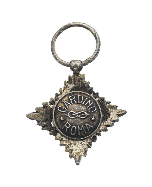 Piguet - H?tel des VentesItalie / Royaume d'Italie, Ordre des Saints Maurice et Lazare, fondé en 1572, plaque de Grand Officier en argent et émail, et une réducti