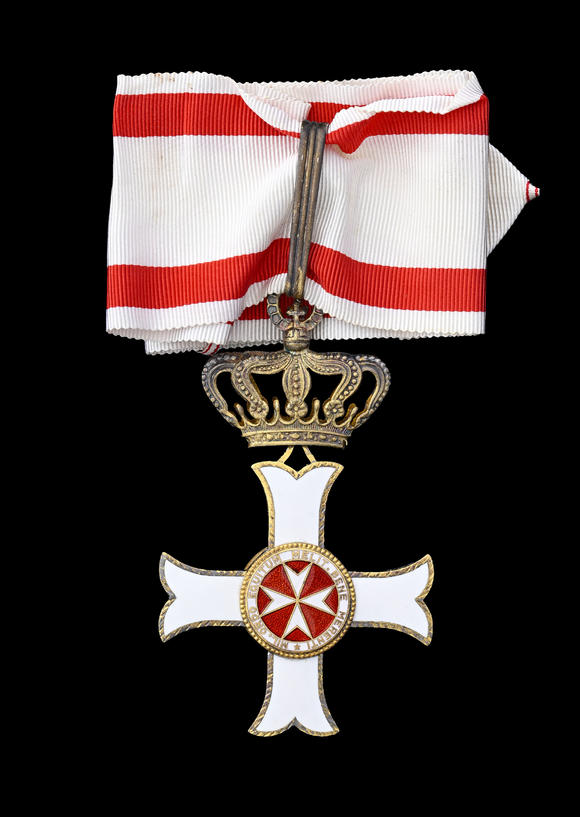 Piguet - H?tel des VentesOrdre de Malte, Ordre du Mérite, fondé en 1920, croix de Commandeur