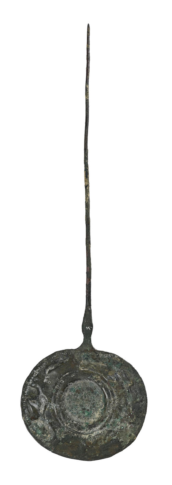 Piguet - H?tel des Ventesépingle à disque en bronze, Luristan, 1000-700 av. J.-C., long. 40,8 cm