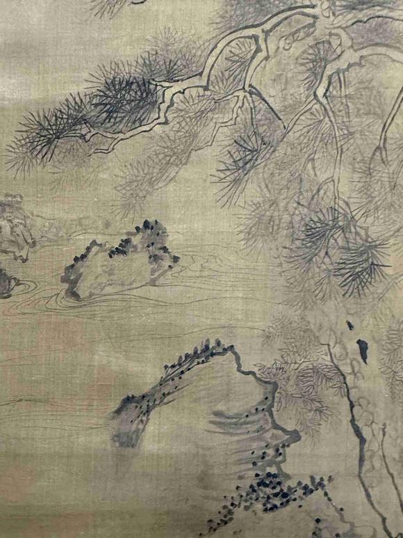 日本松町古美唐寅 山水