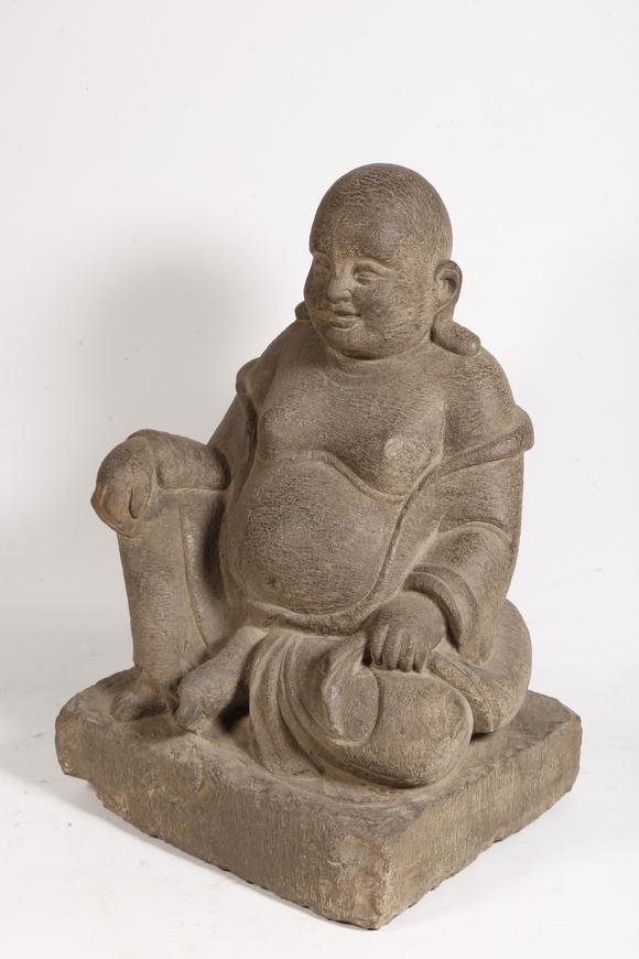 千美會(huì)石制彌勒佛造像