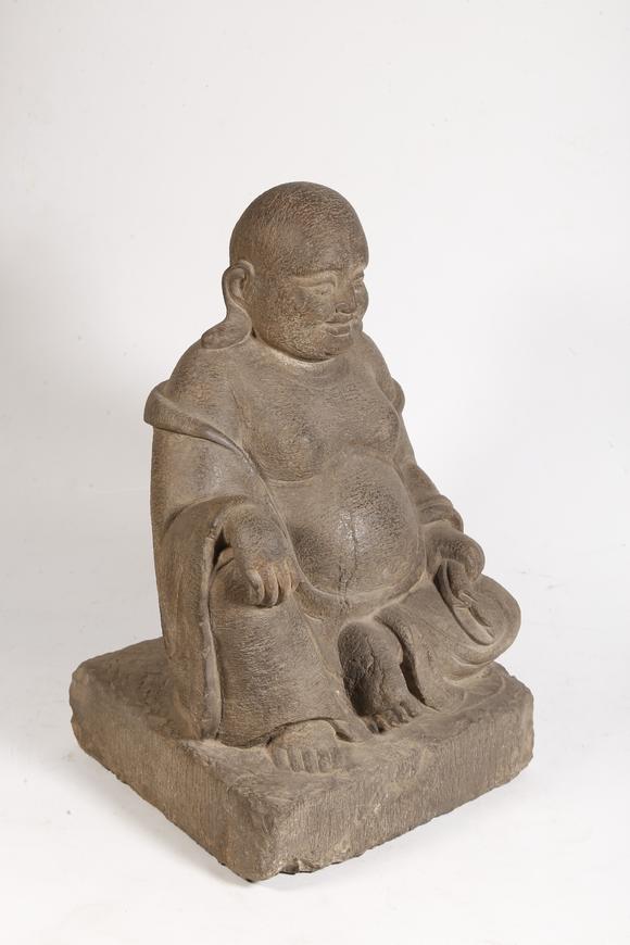 千美會(huì)石制彌勒佛造像