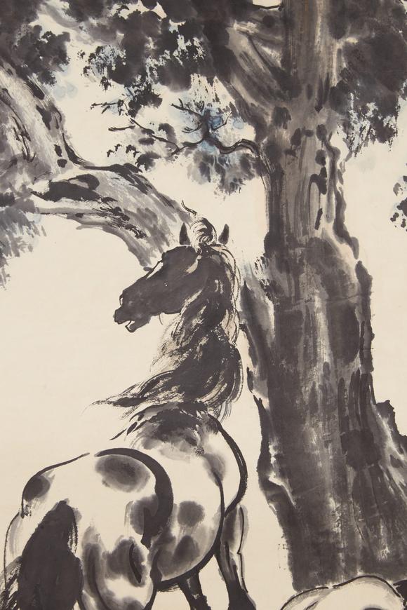 千美會(huì)徐悲鴻紙本馬圖畫(huà)