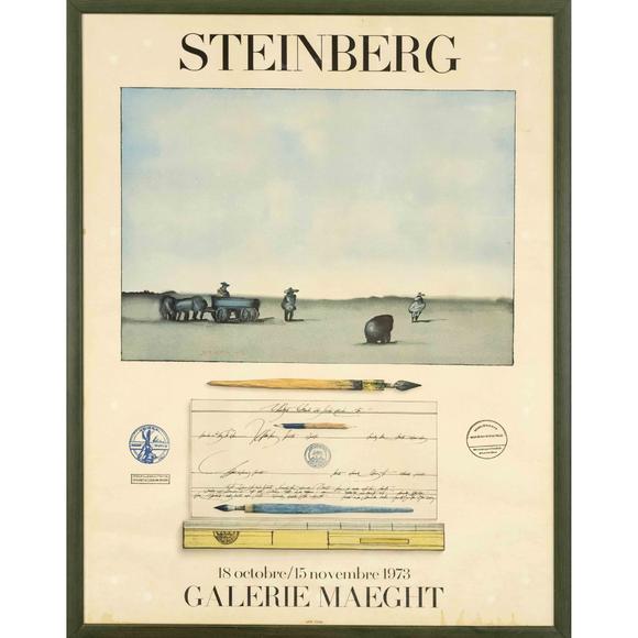 Historia AuktionshausSaül Steinberg (1914–1999), poster