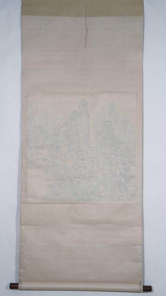 千美會(huì)吳冠中紙本山水圖畫(huà)