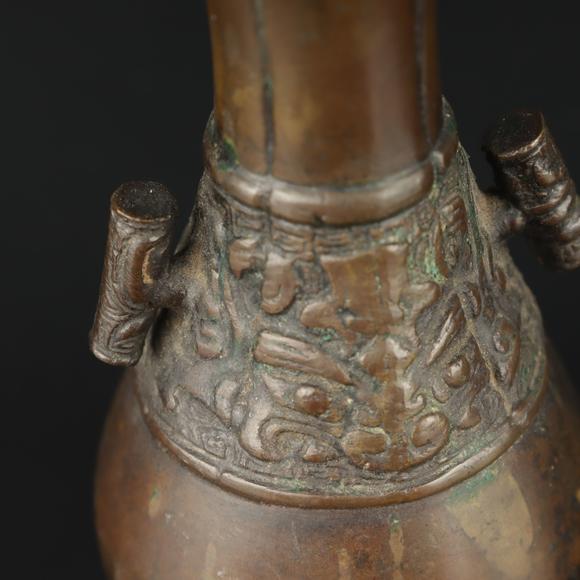 朱雀美術(shù)拍賣古銅製 花瓶