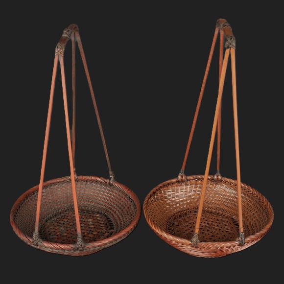 朱雀美術(shù)拍賣細(xì)編竹籃兩個(gè)