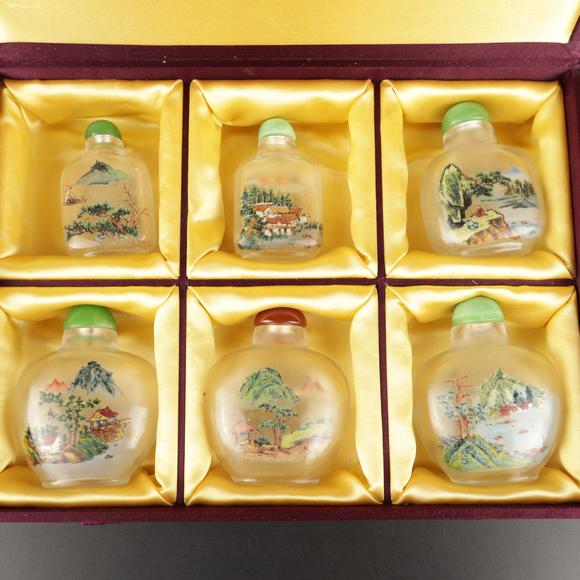 朱雀美術(shù)拍賣(mài)內(nèi)畫(huà)鼻煙壺六點(diǎn)（沖正一郎氏）舊藏
