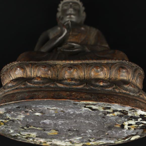 朱雀美術(shù)拍賣銅座佛