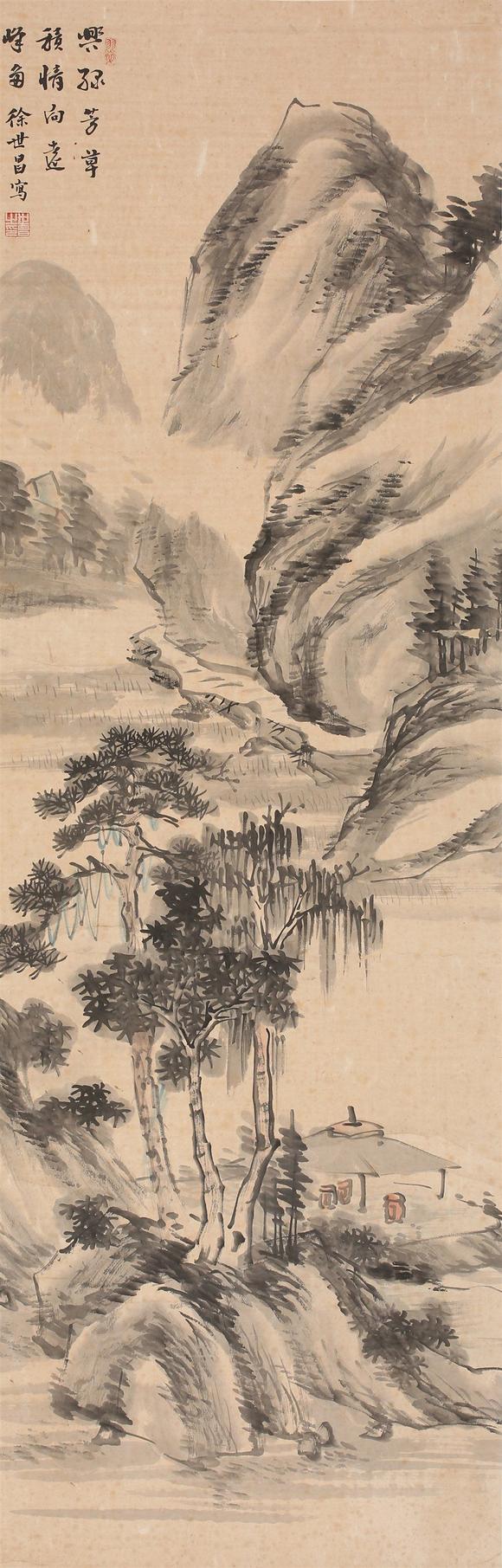時海拍賣山水
