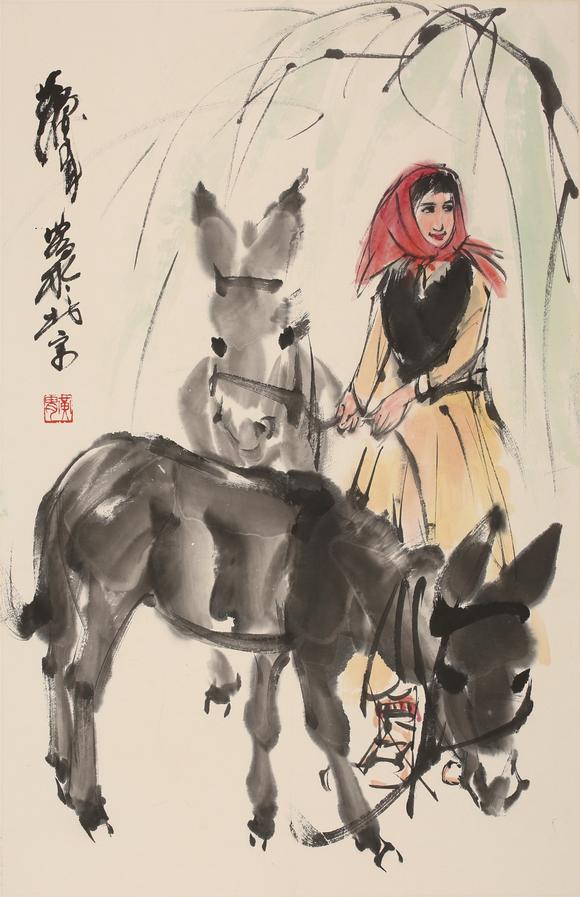 時海拍賣牧驢圖