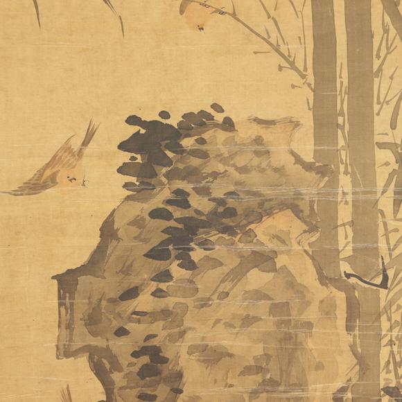 朱雀美術(shù)拍賣觀中錫臣 群雀圖